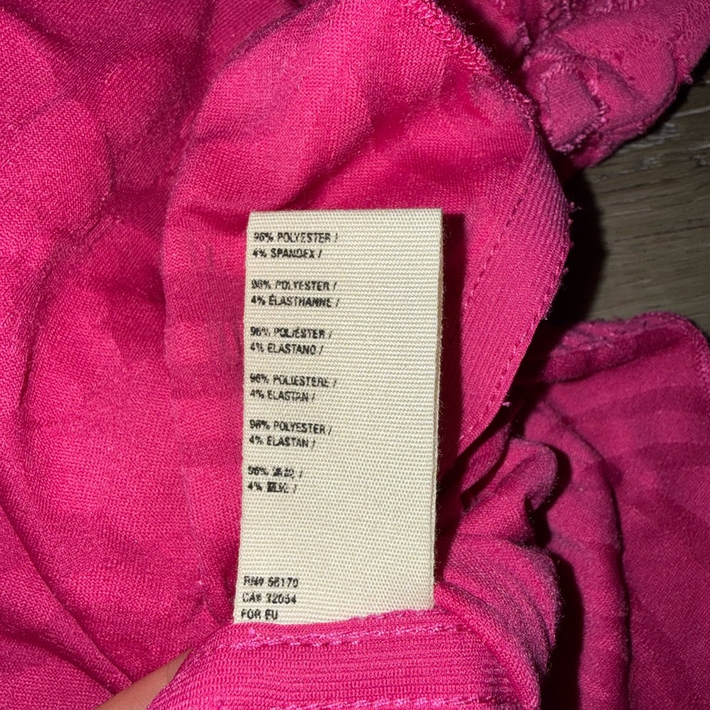 Free People Fuchsia Can’t Stop Dreaming Button-Down Flowy Shirt Blouse Tunic - Picture 10 of 10